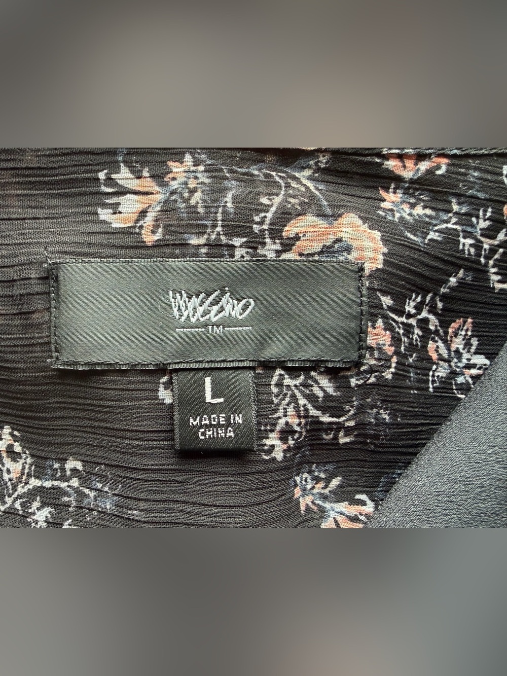 Mossimo Supply Co. Black Floral Long-Sleeve Shorts Romper Size L Cottagecore - Picture 15 of 16